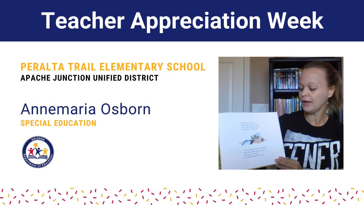 Supt_Hoffman's tweet photo. In the spirit of #ClosedNotClosed, SPED educator Annemaria Osborn continues to support her students to ensure their needs are being met by providing every resource possible. What was most clear from her nomination is that her students miss her! 

#TeacherAppreciationWeek https://t.co/3CdFBZl7jV