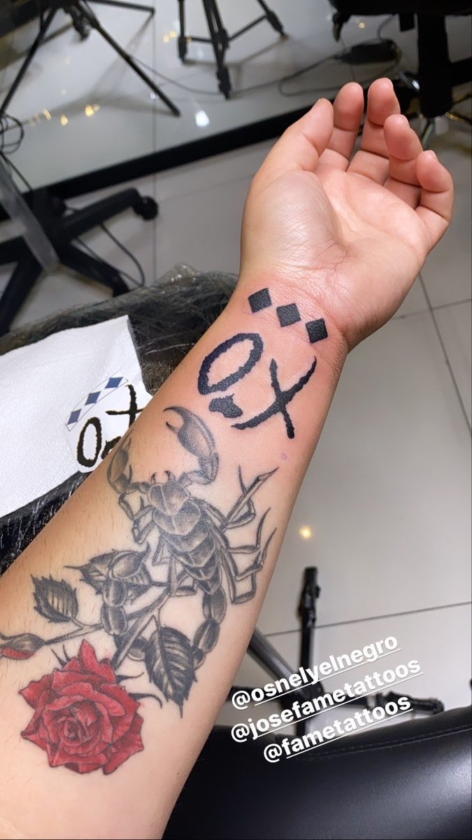 glory_marieex3's tweet photo. I just got XO and trilogy tatted on me let’s gooo 😛 @theweeknd https://t.co/nBN0dUNsnB