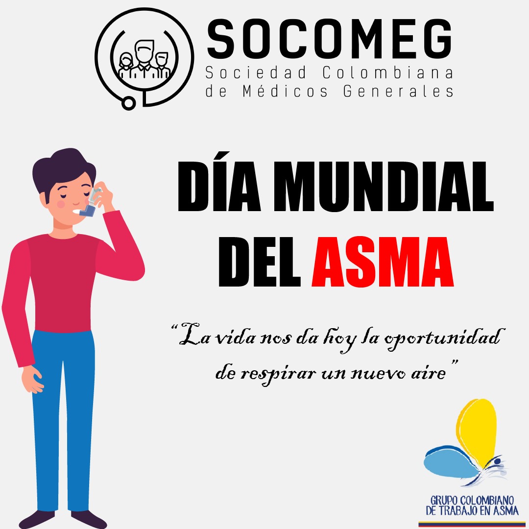 lasocomeg's tweet photo. Día mundial del asma... "La vida nos da hoy la oportunidad de respirar un nuevo aire" #DIADELASMA #AsthmaDay #socomeg https://t.co/TAxBIo5Uq7