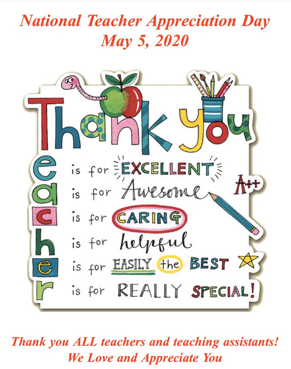 pace_sota's tweet photo. We โค๏ธ our teachers! National Teacher Appreciation Day! #TeachersRock #TeacherStrong #TeacherAppreciationDay #pacesota https://t.co/Md99WrPLAv