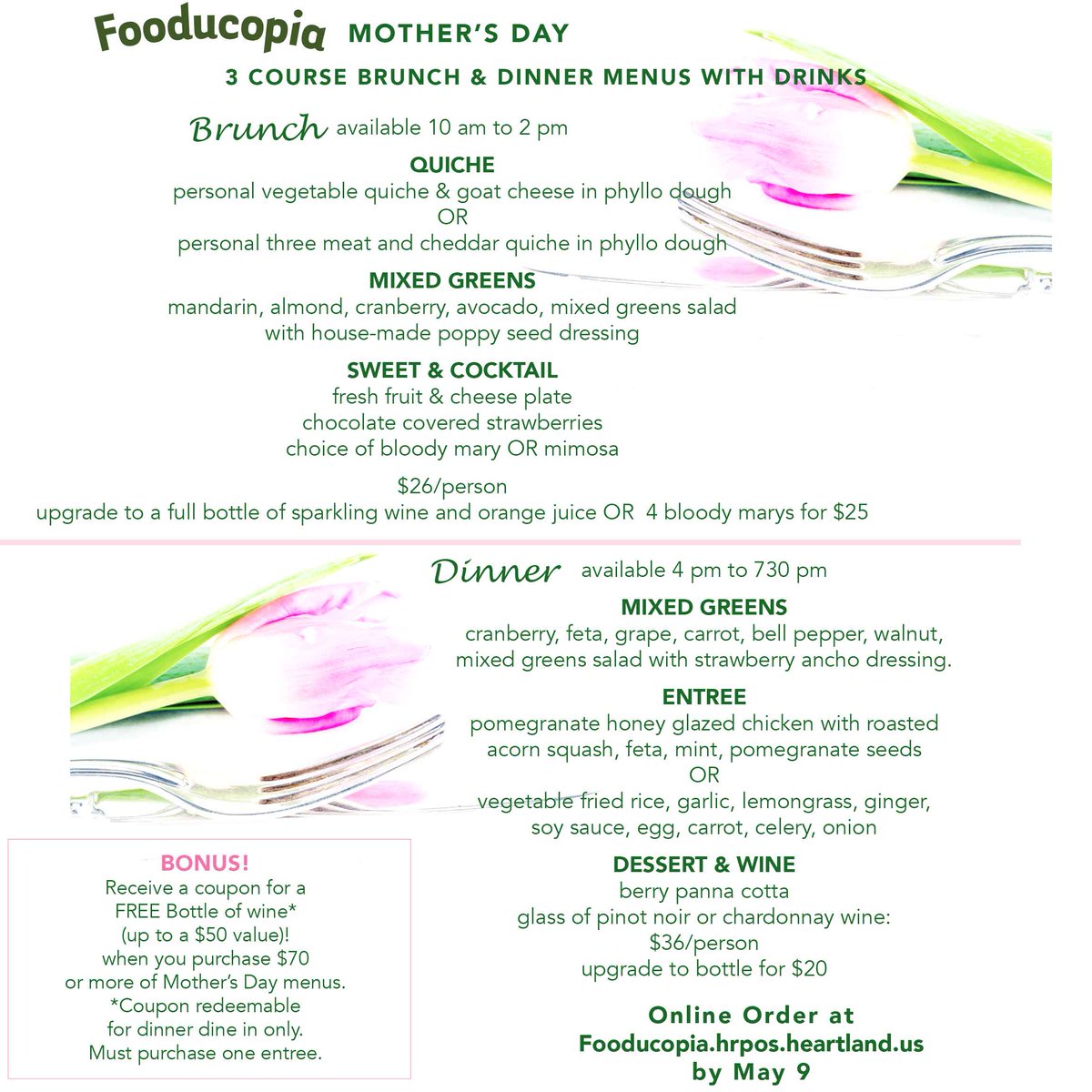 Fooducopia's tweet photo. Your #MothersDay menu just got easier and is ALL about #goodhonestfood. Make #mom proud. Order online now at
https://t.co/2j8MoP9MbL

#Denver #303eats #5280eats #Colorado #WashPark https://t.co/X6wVu1LLmm