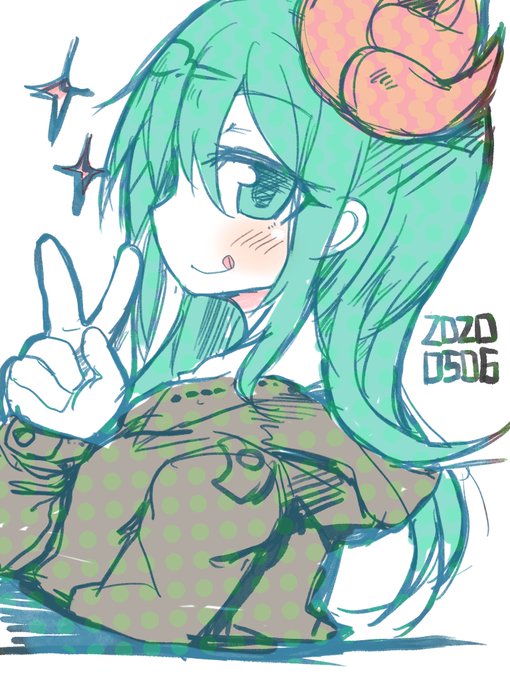 iPadでラクガキミドリさんです
ラクガキ最高に楽しい 