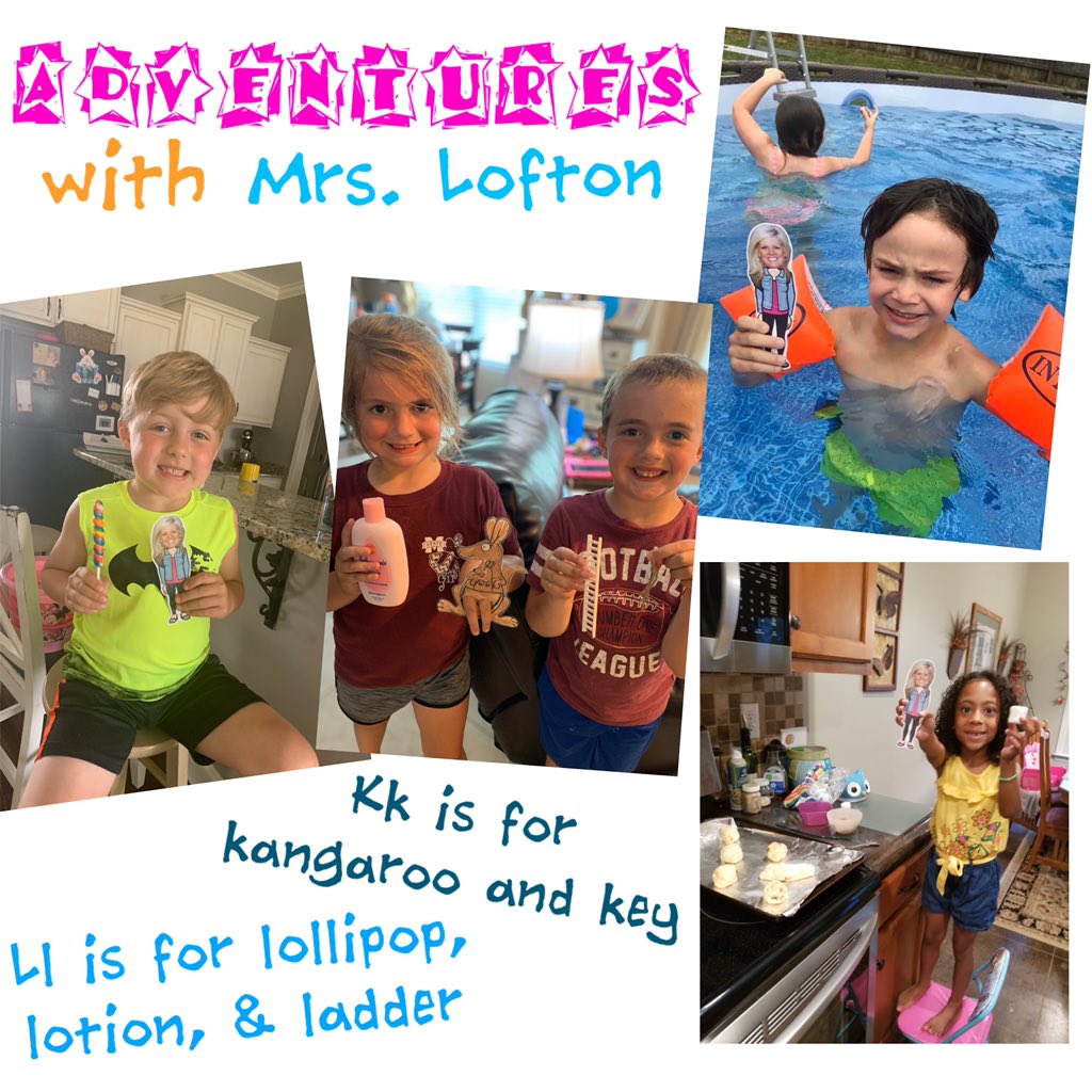 AmyLofton11's tweet photo. Still at it...J, K, L! #abccountdown #adventureswithmrslofton #teamDCS #iteachkinder #imissmykinders #quarenteaching https://t.co/qqVnWWfvip