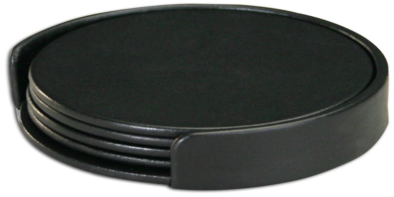 WoodArtsUniv's tweet photo. Upto 65% off This black #leather coaster set features genuine top-grain black #leather with a felt bottom. A great addition to your #deskset, these #coasters will help protect your investment. #beveragecoasters #coastersets https://t.co/SYen9KIjzI @20RegtRAA https://t.co/FLVSBnctz3