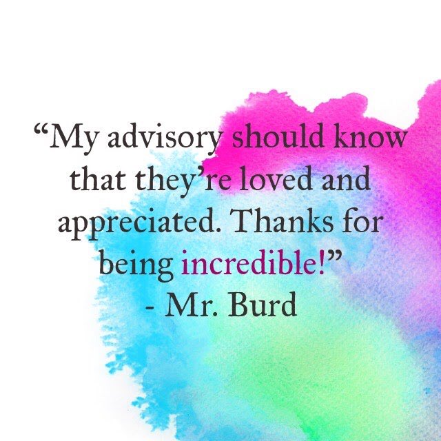 MillenniumBK_HS's tweet photo. The BURDS Advisory
“My advisory should know that they’re ❤️loved and 🤗appreciated. Thanks for being incredible!” —Mr. Burd
#mbhs #senioradvisory #spotlight #loved #appreciated #mbhsclassof2020 #mbhstogether @BKNorthNYCDOE @NYCSchools https://t.co/5rxr9bOBbv
