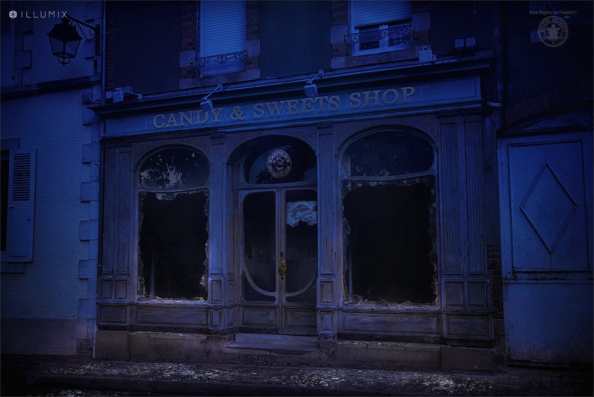 Illumix's tweet photo. It seems that the time for sweets is over--but not surprises--

Could it be that another special delivery is on its way?

We've been toying with some new ideas...

#FNAF #FNAFAR #SpecialDelivery #Illumix #fnafart #AR #VR #MR https://t.co/eiu9MdOYBa