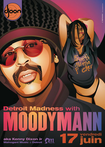 AfshinDjoon's tweet photo. this flyer was for a detroit madness party @djoonclub with mr @moodyman313 with a beautiful 
flyer designed by @prop4g4nd4  
designoftheday#artwork #djoon #graphicdesign #art #music #club  #graphicdesigner #flyer #illustration #flyers #detroit #deephouse @mahoganymusic https://t.co/vk3AmkbiiA