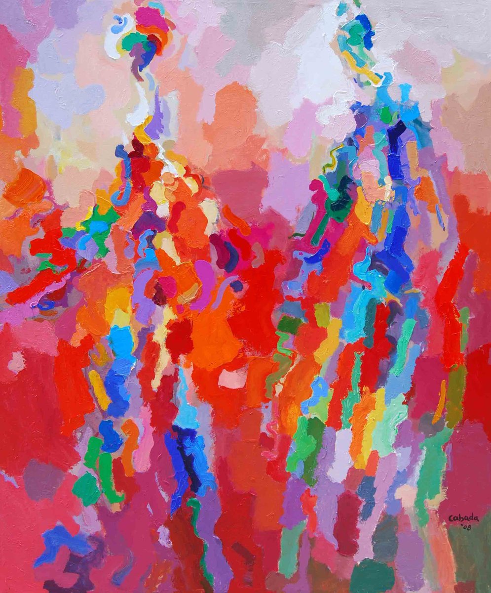 aarongallerydc's tweet photo. Highlighted #artoftheday Javier Cabada's, "Courtship," Acrylic on Canvas, 72 x 60 in. #art #artwork #dcart #dcartgallery #artcollector #interiordesign #livingwithart #color #abstract #abstractexpression #artcollection #fortheloveofart #beauty #bright https://t.co/mBHXGifQVL