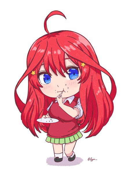 LygonさんがTwitterに投稿した中野五月(五等分の花嫁)のイラスト。