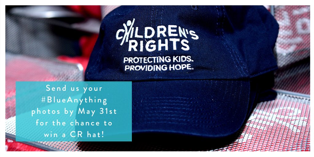 ChildrensRights's tweet photo. Will you and your kids join us? Have the children in your life create a tabletop #BlueAnything collage made of blue things like wrapping paper, bottle caps, blocks, blueberries, magazine pictures β you get the idea. Send us your collage for the chance to win a CR hat! https://t.co/7QEQLGyP8O