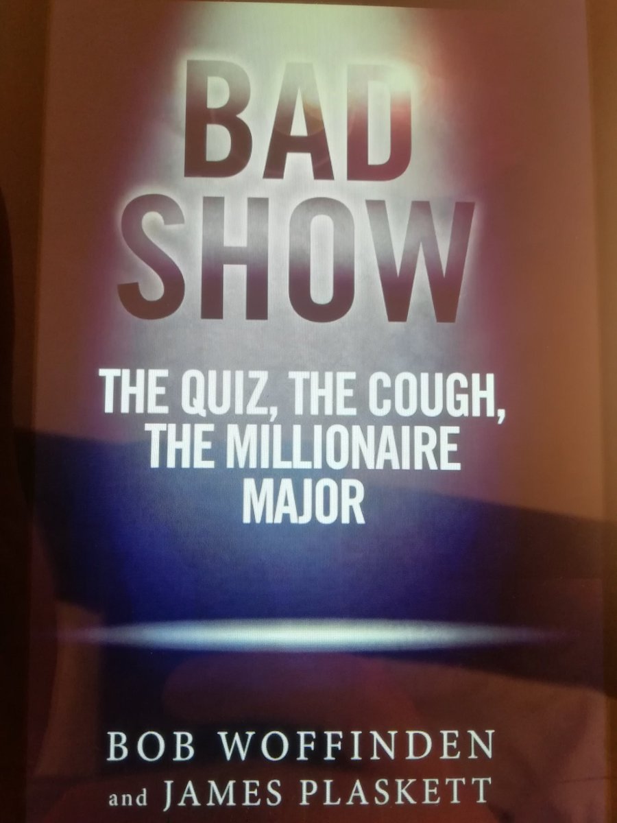 The books I've read recently are quite heavy, so at lunch today I finished book 38 which was Bad Show by Bob Woffinden. It's a study of the Charles Ingram coughing scandal and was downloaded on a whim after the ITV drama. It was very readable and made a pretty strong defence.