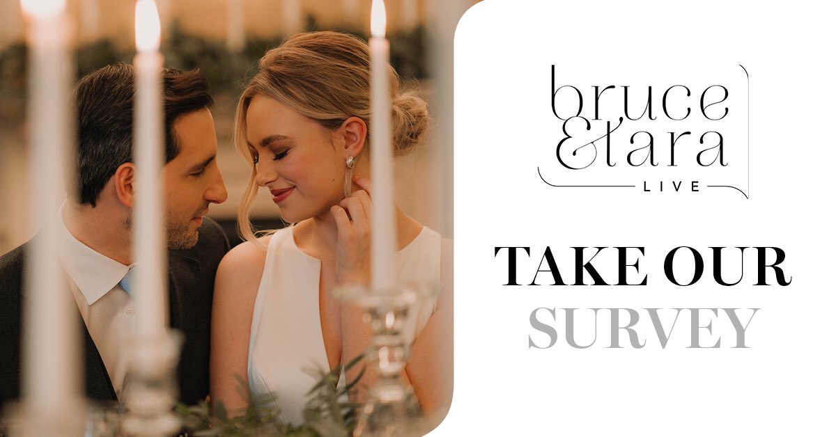 BruceandTara's tweet photo. We would love your help!  If you are a bride or know of a bride who is in the process of planning her wedding, we’d appreciate 3 mins of your time to complete this short survey. You’ll have a chance to win a €100 voucher at SpaceNK!!  Thank you!

https://t.co/FFIa1ohEzE https://t.co/qiMfiny8yx
