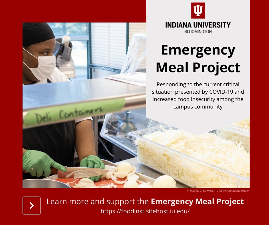 IUFoodInstitute's tweet photo. Catch up on the Emergency Meal Project's progress and get involved with the latest IUFI Emergency Meal Project Bulletin | 5 May 2020 - https://t.co/RT8NHB1avO #GivingTuesdayNow @iubgpsg @iustudentgov @IUDining @IUStudentLife @SustainIU #iufood #iufoodstudies #IUFoodProject https://t.co/F8hFvRcHxh