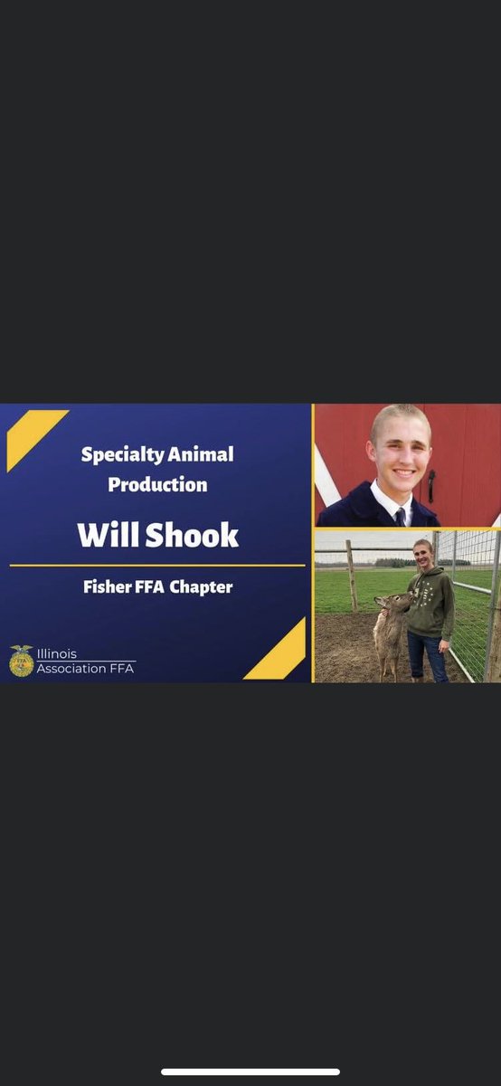 _section17FFA's tweet photo. Look at your Section 17 officer already doing something great! Congratulations Will, your hard work and dedication have paid off. Your Section team and members will be cheering you on as you compete at the National FFA Convention. Good luck, we know you will make us proud!
💙💛 https://t.co/caoEx4AxMp