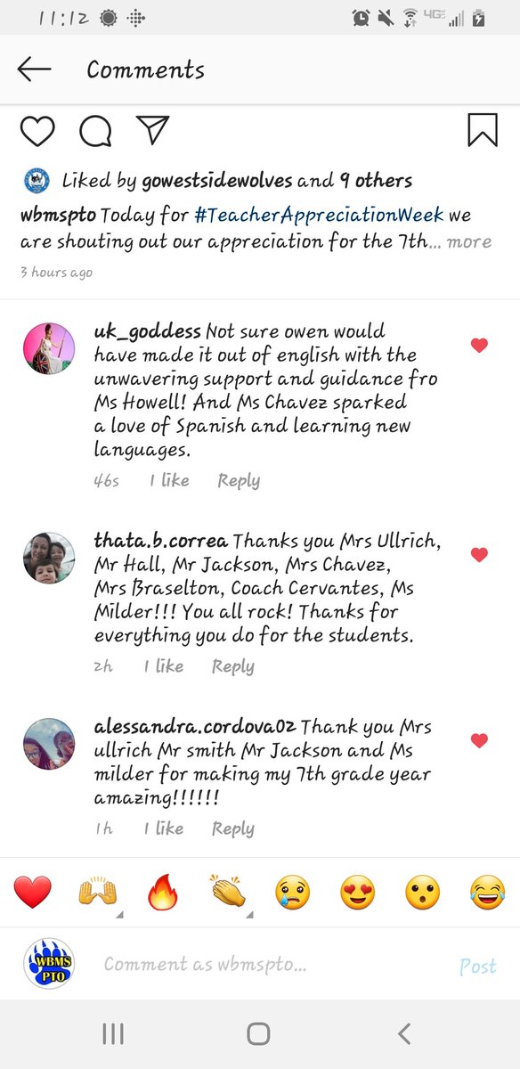wbmspto's tweet photo. #7thgradesquad getting shout outs on our Instagram page, too! https://t.co/iIsLS4q7Cl