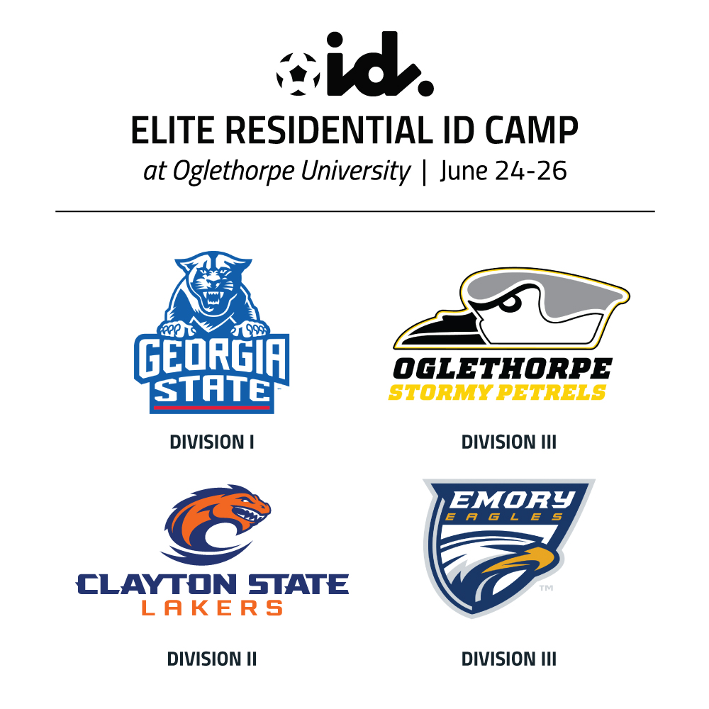 We now have four programs confirmed for the Jon Akin Elite Residential ID Camp @OUsoccerATL June 24-26, with the addition of @gsumenssoccer. More programs will be added during the next month. Register at jonakinsoccer.com/elite. #collegeid #collegesoccer #atlsoccer #getstormy