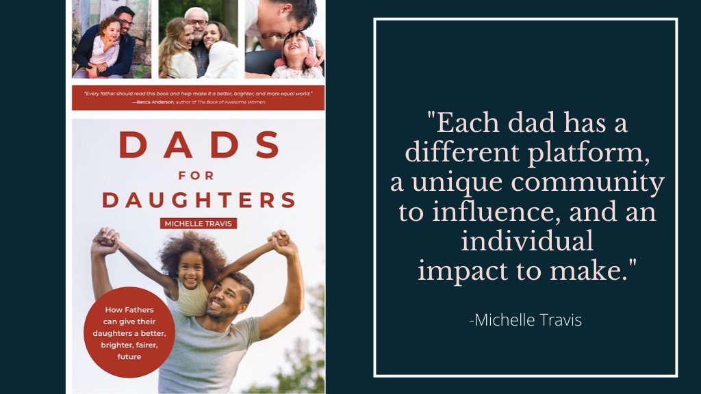 MangoPublishing's tweet photo. Celebrate the unique impact each father can make with @michelleatravis and her book, Dads For Daughters. 
#dadsfordaughters #equality #parenting #daughters #michelletravis https://t.co/ywMYuxGj8v