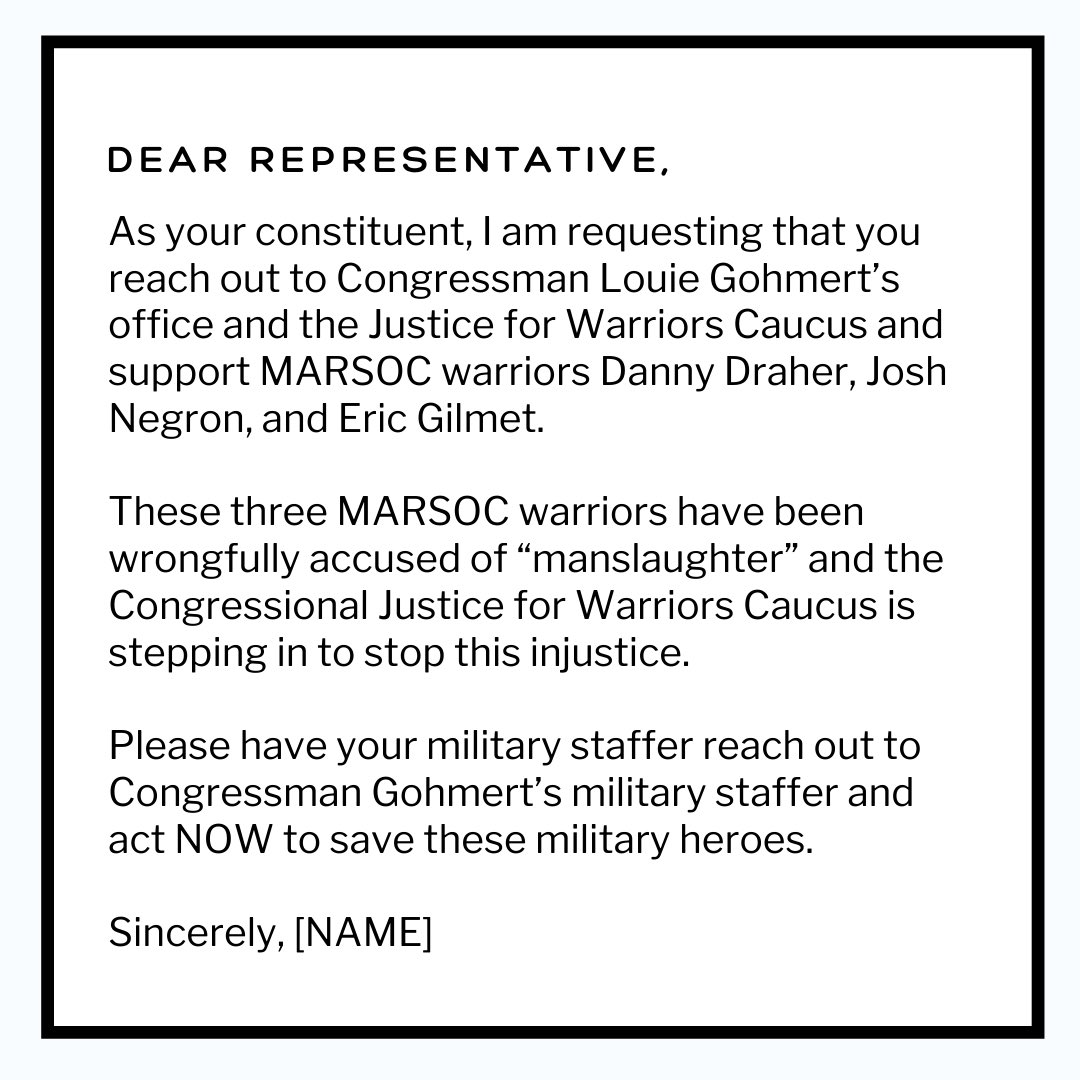 United American Patriots Uap Inc On Twitter Not Sure What To Say When You Call Your Representatives To Tell Them About Our Marsoc Warriors Here S A Sample Call Today Justiceformarineraiders Actnow
