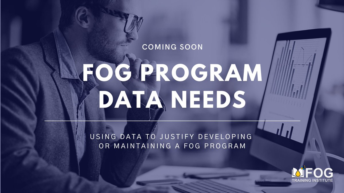 KenLoucks's tweet photo. Coming soon to FOG Training Institute:
FOG Program Data Needs - Using Date to Justify Developing or Maintaining a FOG Program
Learn more at https://t.co/Ov2nuHIA0X

#FOGTraining #Data #FOGProgram #FatsOilsAndGrease #FOGTrainingInstitute #GreaseManagement #FOGManagement https://t.co/23aiWYh09S