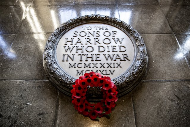 OldHarrovians's tweet photo. In memory of all OHs lost in WWII. 
#oldharrovians #harrowassociation #lestweforget #veday75 https://t.co/5aJ6LhaF1n