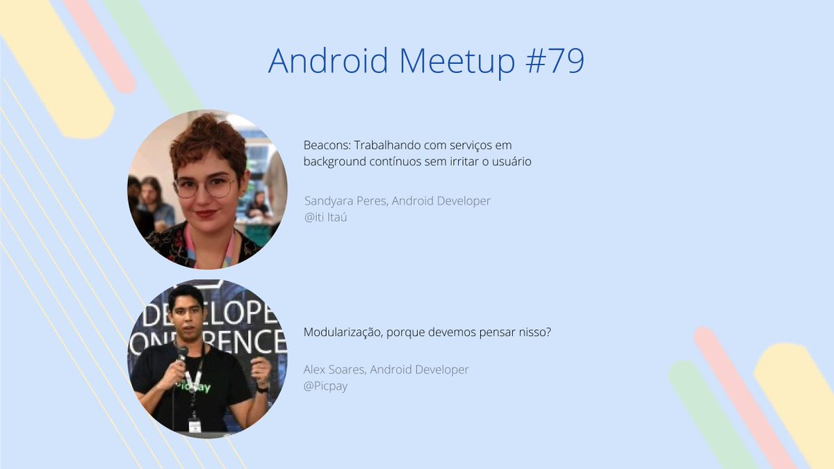 GDGSaoPaulo's tweet photo. Vai ser amanhã! Bora pessoal!!
#AndroidMeetup 100% online 📱💻
Link do evento e inscrições aqui: https://t.co/Jmucxc4dWj
#GDGatHome
#Android
#AndroidDev https://t.co/nc3HyOs7LN