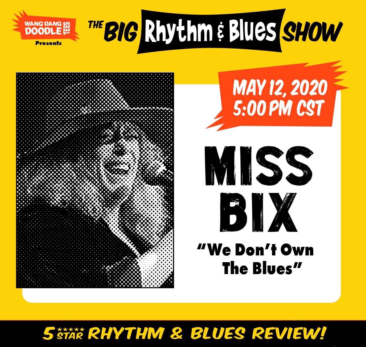 nolabluerecords's tweet photo. 💥DON’T MISS Miss Bix
🕔TUESDAY, 5/12 at 5:00PM CDT
➡️ visit @Linktree_ in bio for event details

https://t.co/6V6uxvHhS8 🌎

✔️Follow Miss Bix:
🔹Facebook https://t.co/2MYjs6rXrT
🔹Instagram https://t.co/XYUFEGjwPu
🔹Twitter @missbix_ 

#wangdangdoodletees https://t.co/UXJRwTwOu0
