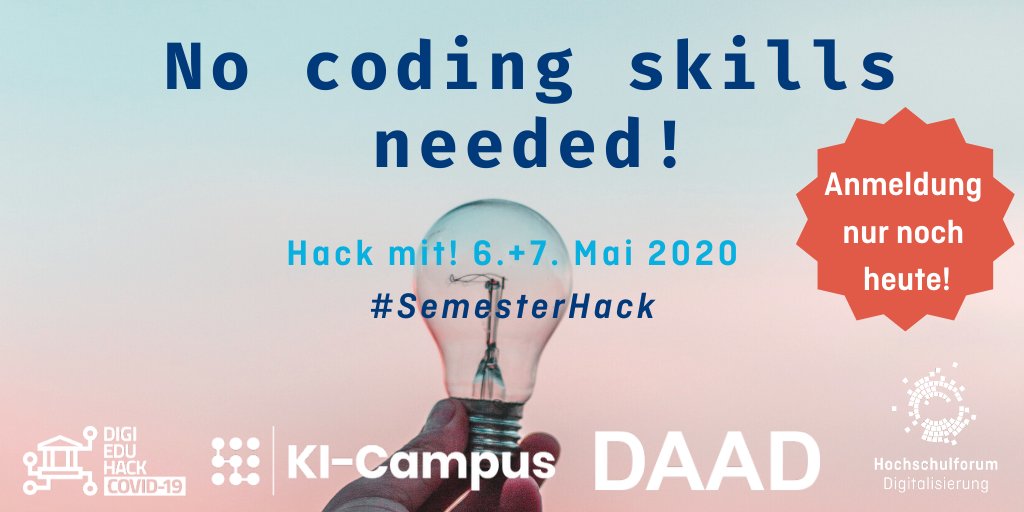 drbieber's tweet image. huch, jetzt gibt es auch noch geld! € 2.500,- preisgeld für die besten projekte im #SemesterHack -hackathon warten auf abholung :-)