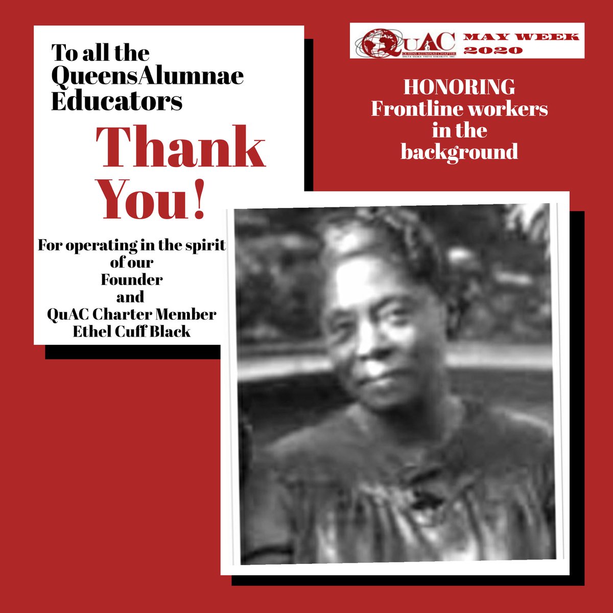DSTQuAC's tweet photo. Now more than ever, it is clear how important educators are! We honor you & thank you for being kind, patient, hard-working, dedicated & understanding professionals who help mold minds and guide them in positive directions.
#EducatorAppreciation
#TeacherAppreciation
#MayWeek2020 https://t.co/3ahWVIFvK3