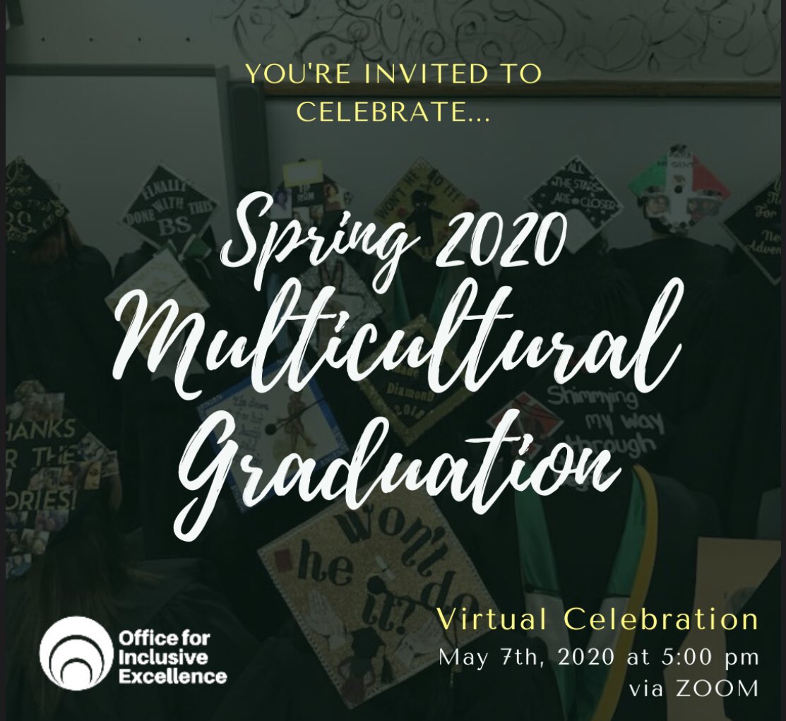 SRUResLife's tweet photo. Congratulations to all of the graduates!!🎉 if you’re not graduating,  hop into the Zoom this Friday at 5pm to support those who are💚 https://t.co/JqikNEvYKP