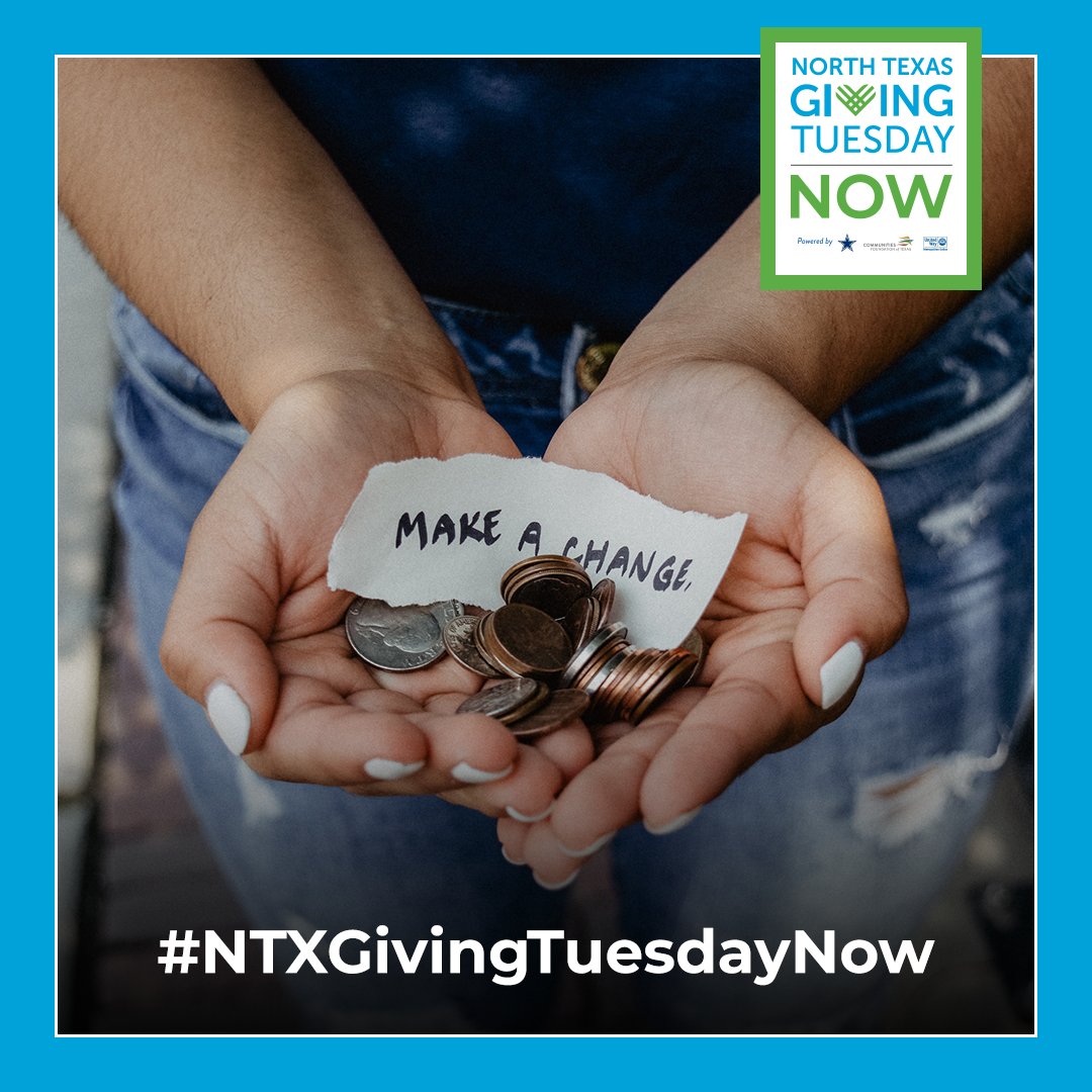 TODAY IS #NTxGivingTuesdayNow!!! 🙌Join us as we support #AgapeResourceAndAssistanceCenter, #BedStart, #FridayNITEFriends, #BucknerInternational, #CarterBloodCare, #FamilyPromise, #MealsOnWheels, #ProjectTransformation, &amp; more. 
Give until 12am tonight @ bit.ly/2zZH7ZH