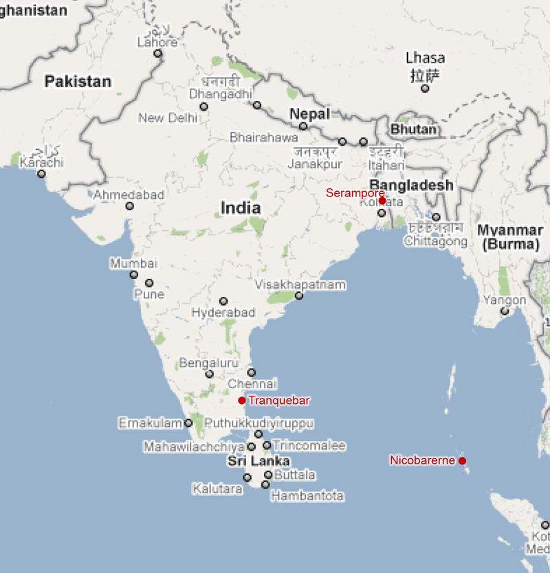 Srirampur West Bengal Map Twitter 上的 William Irvine："You'll Have Heard Of British India, Probably  French India, But Danish India?! A Fascinating, Disastrous History Here  Https://T.co/Uo2Rgr0Rp8 Https://T.co/Ohrydvylbv" / Twitter