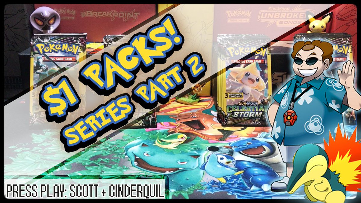 scottcinderquil's tweet photo. 🚨 New Video 🚨 Today we have part 2 of our Dollar Store pack opening! Will we pull fire today, or will we pull nothing? #pokemon #pokemoncard #pokemoncardopening #CelestialStorm #Rayquaza #Jirachi #stackatacka #Blazakin #Nintendo #DollarPack #youtube #NewVideo https://t.co/gYYR5AORQN