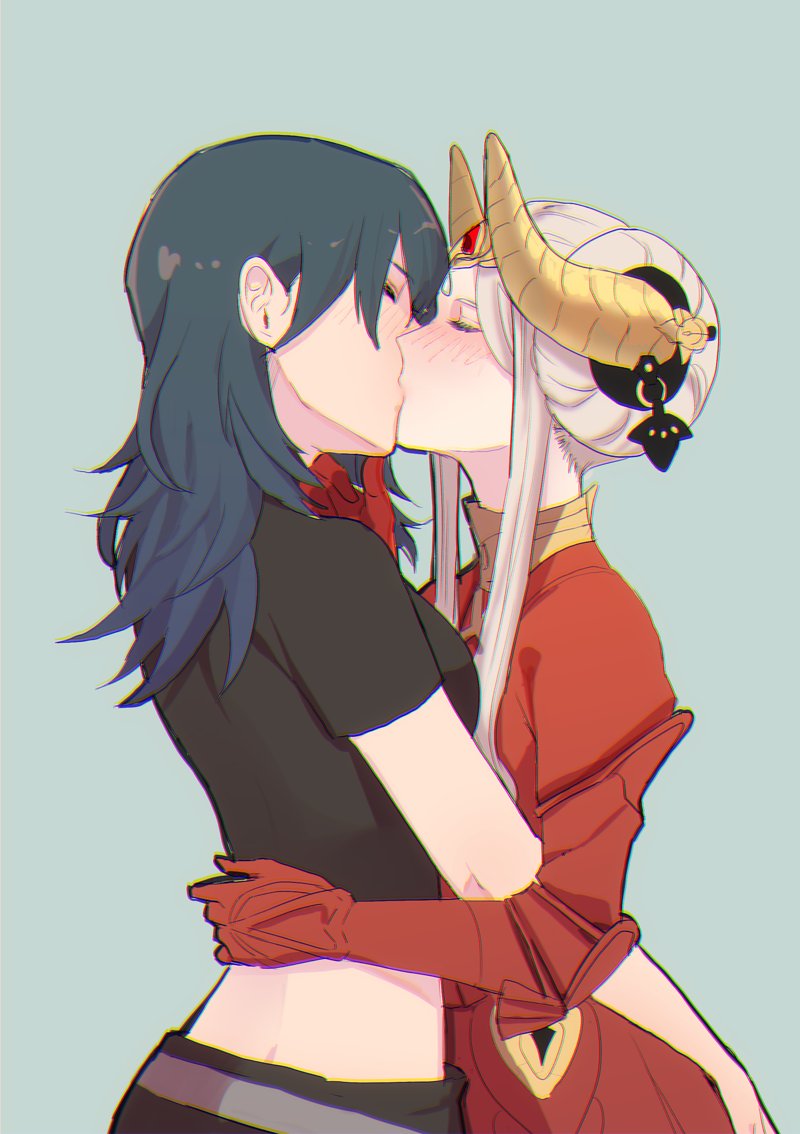 ベレト ,ベレス ,エーデルガルト=フォン=フレスベルグ 「? #rakitarouの1日1絵 #edeleth
(131) 」|雪柳ラキ💯🦂のイラスト