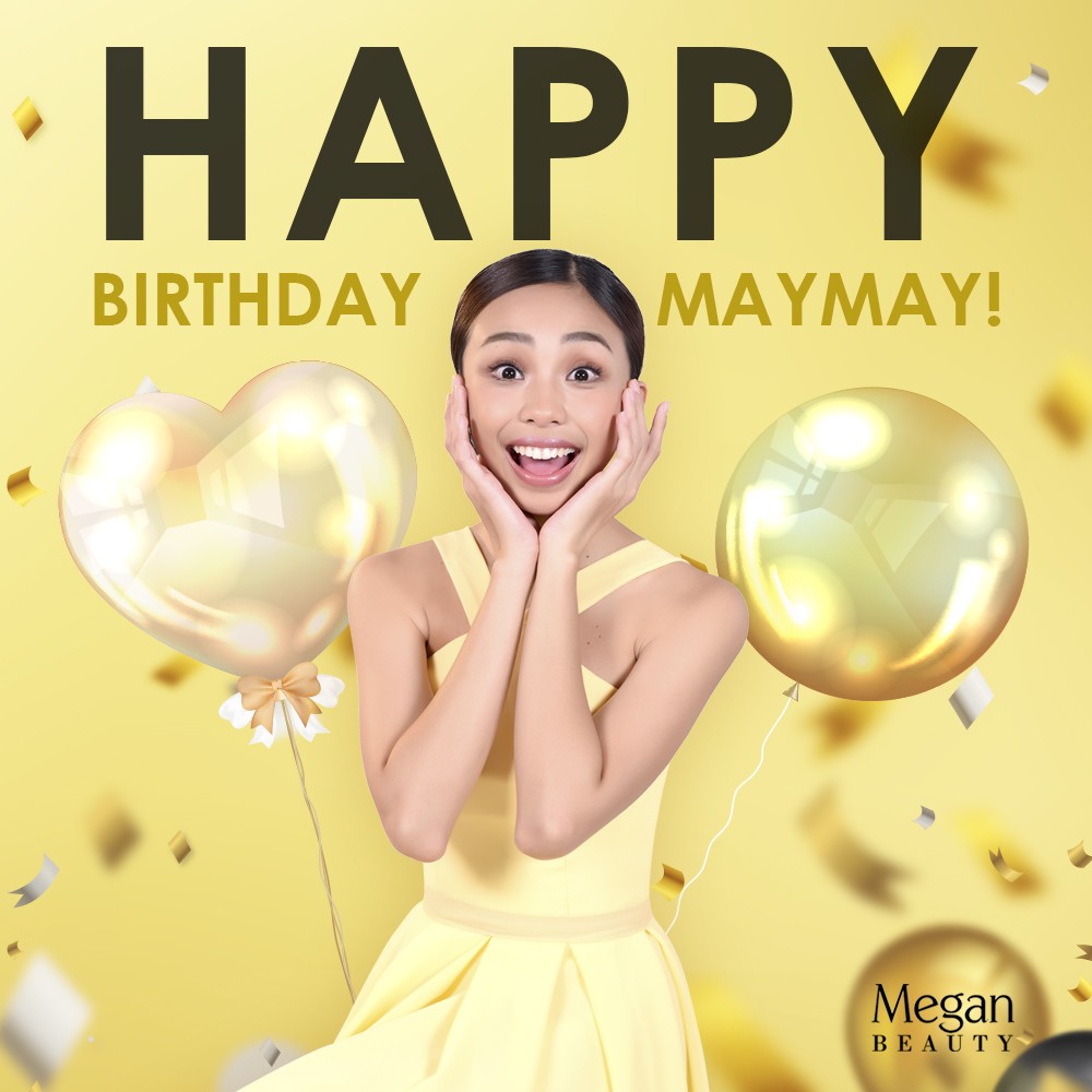 MeganBeautyPH's tweet photo. Megan Beauty family is wishing you a happy happy birthday @maymayentrata07!😘 Stay the girl who made many people happy with your genuine smile and laugh. You truly are the beshie we all want to have!💛

#HappyBirthdayMaymay #MaymayEntrata #MaymayxMeganBirthdayAtHomeGA https://t.co/ERk98sKc1T