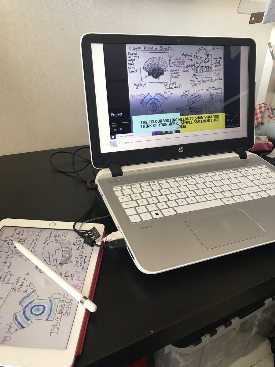 sewingwithpants's tweet photo. Behind the scenes recording and editing for the next task for the Yr 9 textile project https://t.co/AVu4pLr0X4