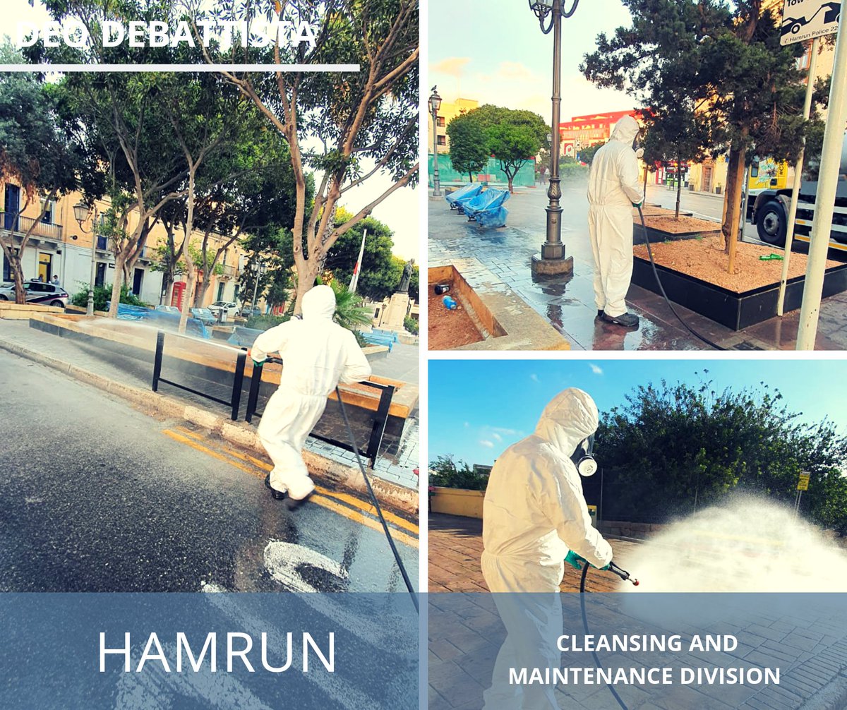 Marthese17's tweet photo. Aktar ħasil ta'toroq 👉 @Hamrun
Xogħol kontinwu mill-ħaddiema tagħna.
Grazzi Onor @deodebattista tal- ħidma tiegħek 
▶️ @CleanMalta  Cleansing and Maintenance Division https://t.co/0xWq92nj0a