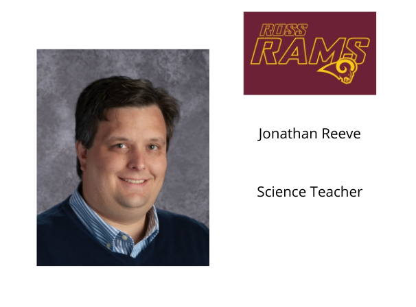 Rossclassof2020's tweet photo. Happy staff appreciation week, Mr. Reeve! Thank you for pushing your students to be the best they can be! @SSub6 @RossRams1 https://t.co/0u7J1jAepI