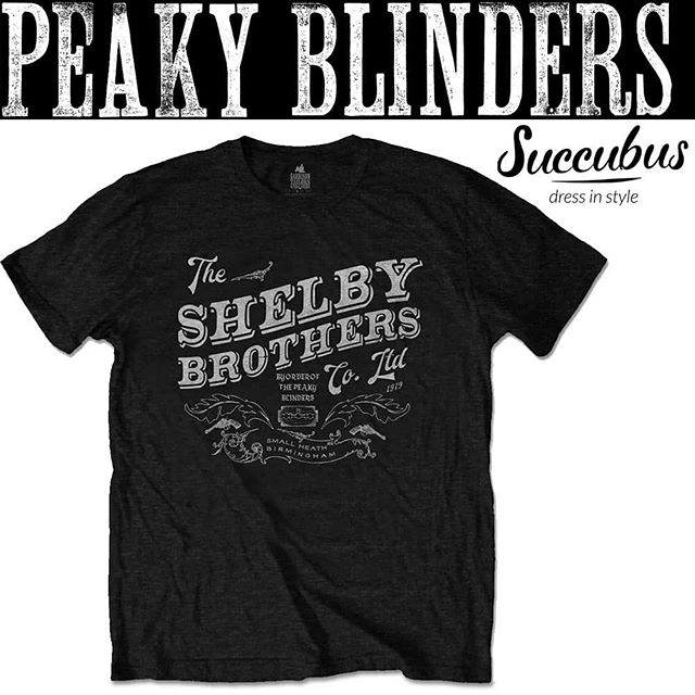 Succubusnl's tweet photo. By Order of the Peaky Blinders! Official t-shirts are back and awsome🥊

#succubusnl #succubusww #peakyblinders #retrolook #badass #shelby #bytheorderofthepeakyfookinblinders #shelbybrothers https://t.co/IU9cfnzQtp