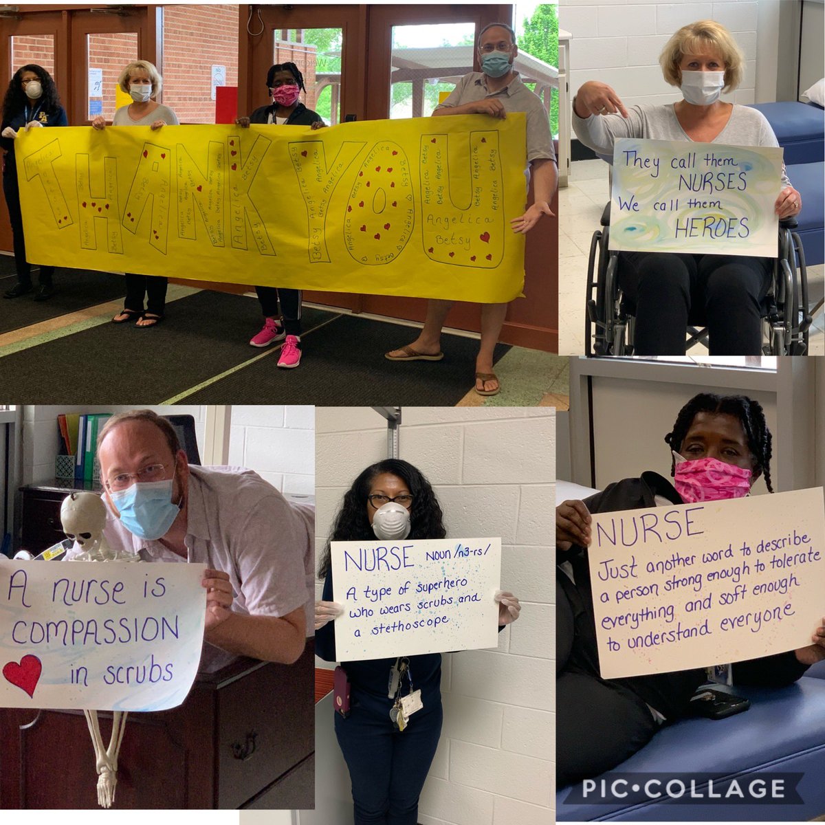 SandiRBrown's tweet photo. We love our school nurses! ⁦@PAMSPanthers⁩ ⁦@ZackBucholz⁩ https://t.co/tGXFE9xu2x