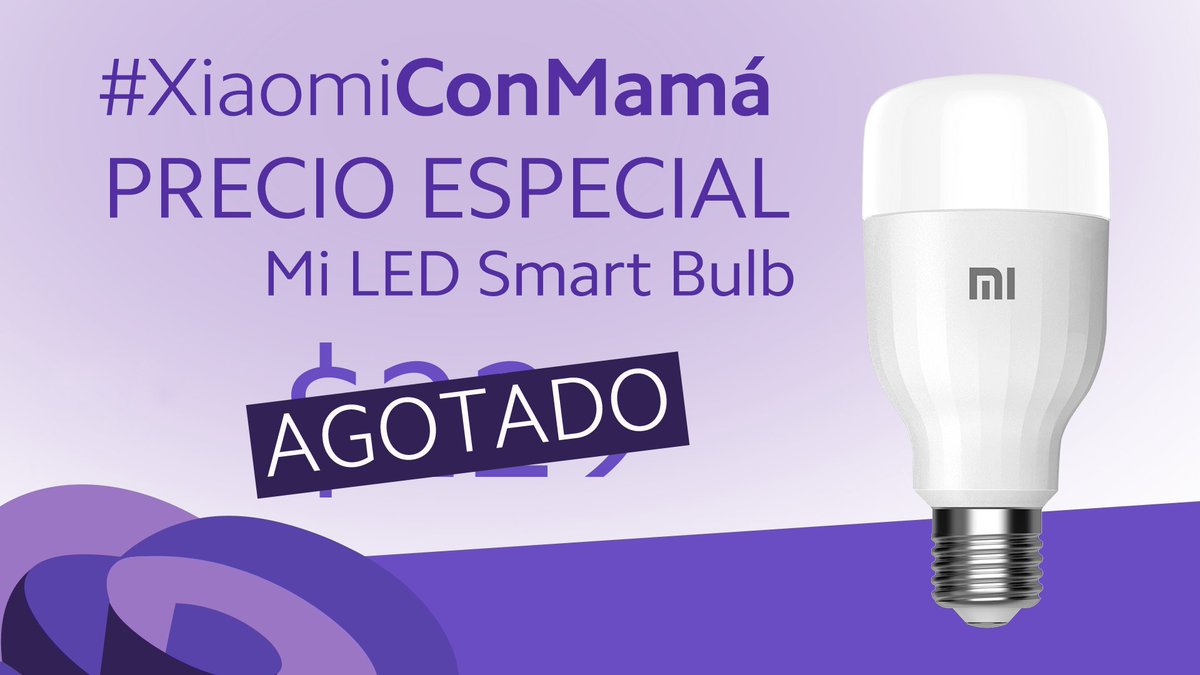 XiaomiMexico's tweet photo. ¡Agotados!
Compartan si fueron de los que aprovecharon las promociones y compraron una #MiSmartBand4, un #MiAirPurifier o un #MiLEDSmartBulb.
No olviden que tenemos más promociones en nuestra tienda oficial de Mercado Libre: https://t.co/OB0kN1gBTn https://t.co/jACbKLecWx