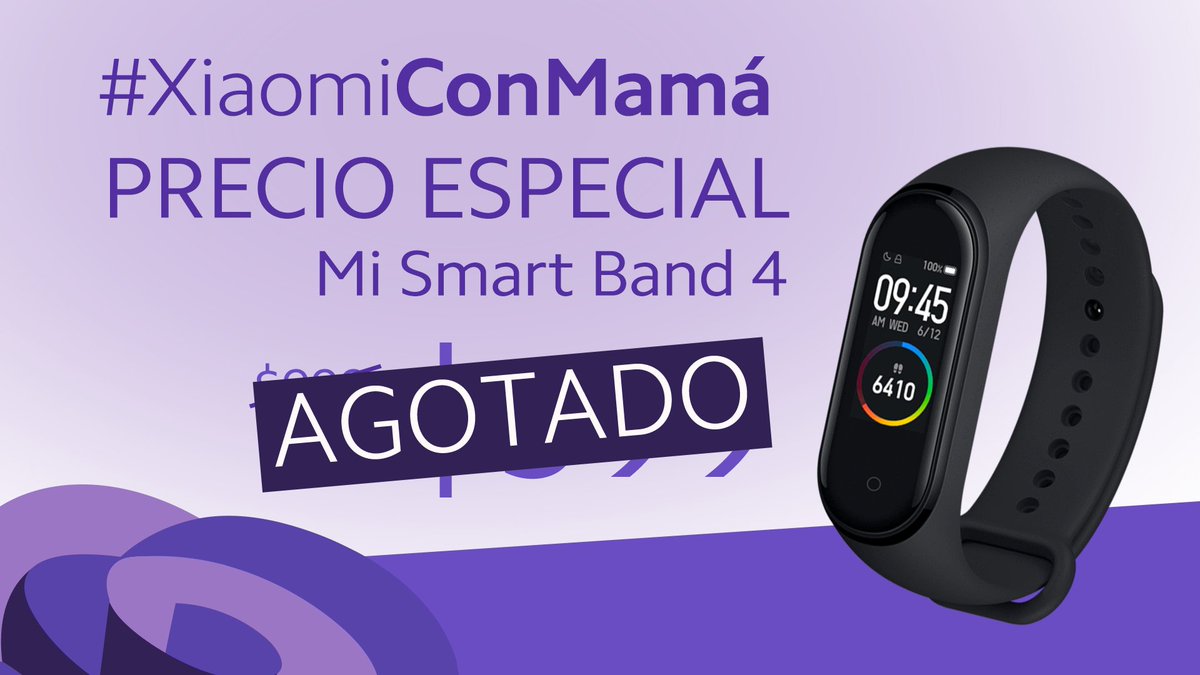 XiaomiMexico's tweet photo. ¡Agotados!
Compartan si fueron de los que aprovecharon las promociones y compraron una #MiSmartBand4, un #MiAirPurifier o un #MiLEDSmartBulb.
No olviden que tenemos más promociones en nuestra tienda oficial de Mercado Libre: https://t.co/OB0kN1gBTn https://t.co/jACbKLecWx