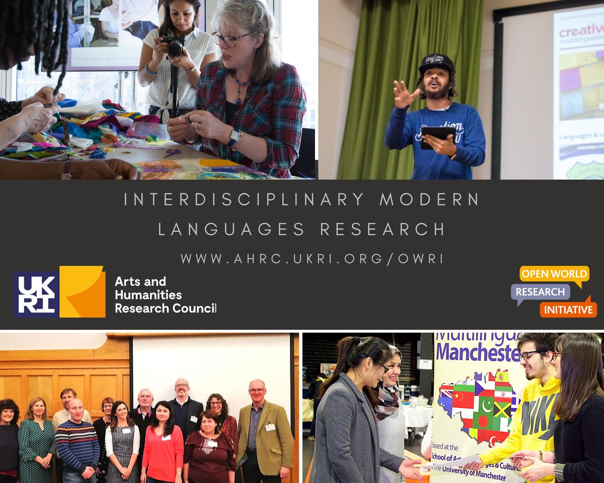 OWRILanguages's tweet photo. Our May update is out now, with news, events and features covering modern #languages research. Please RT and subscribe for more. #mfltwitterati #multilingualism #bilingualism #mflchat
@ahrcpress @bbcarts @UKRI_News #ValueLanguages
https://t.co/DGRyt3rxGz https://t.co/Gzkl9o63tM