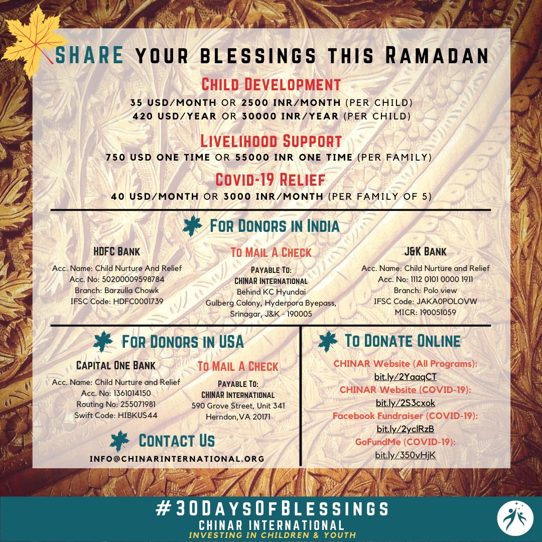 i_CHINAR's tweet photo. #Day12
Namaste,
My name is Sanjeet .I was very young when my father passed away.Since then, my mother has taken care of me and my two older sisters. She worked very hard - doing odd jobs in the neighbourhood and tailoring at home - to feed and support us in every way possible 1/3 https://t.co/nPUGPs33p6