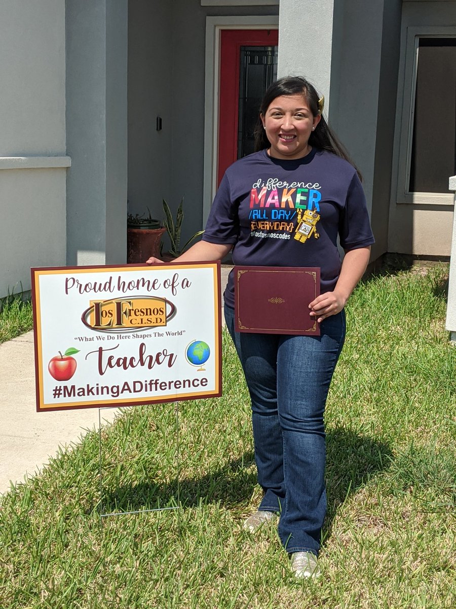 Ocelotscode's tweet image. What a unique and special surprise from our district @LosFresnosCISD ๐ค Truly what we do here shapes the ๐ Making a difference is not always easy but it's definitely worth it! ๐๐๐ #MakingADifference ๐ #DifferenceMakerAllDayEveryday ๐ค #coding108 #LosFresnosCodes ๐๐๐