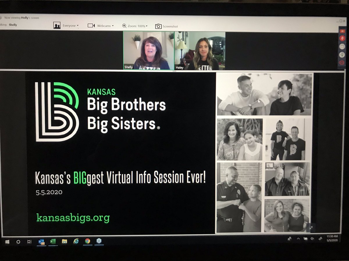 Mark Davidson (@droptanchor) on Twitter photo This is so cool! Beyond proud to be part of <a href="/KSBIGS_Sedgwick/">KS Big Brothers Big Sisters Sedgwick County</a> and those joining us all across the state for Kansasās BIGgest Virtual Info Session Ever. #bettertogether This is so cool! Beyond proud to be part of <a href="/KSBIGS_Sedgwick/">KS Big Brothers Big Sisters Sedgwick County</a> and those joining us all across the state for Kansasās BIGgest Virtual Info Session Ever. #bettertogether