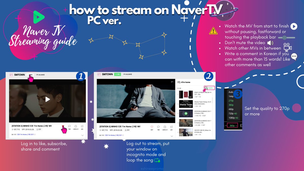 ★ HOW TO STREAM ON NaverTV PC ver.website  http://tv.naver.com 