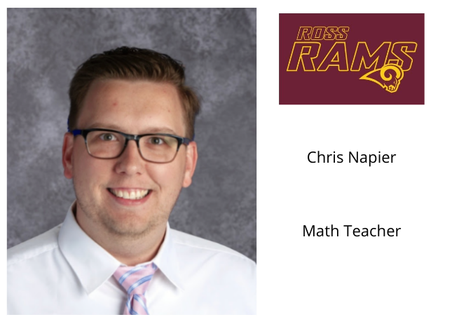 Rossclassof2020's tweet photo. Happy staff appreciation week, Mr. Napier! Thank you for pushing your students to achieve! @SSub6 @RossRams1 https://t.co/WrTTyZPgoI