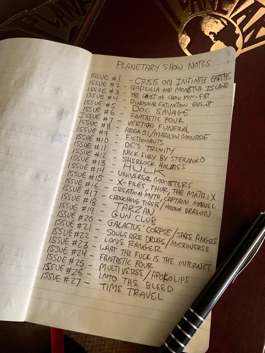 Curtis has made his own makeshift Planetary guide to discuss <a href="/warrenellis/">Wᴀʀʀᴇɴ Eʟʟɪs</a> and <a href="/JohnCassaday/">John Cassaday</a>'s opus on this week's upcoming episode!