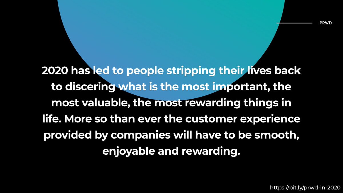 For real digital transformation you must consider offline, online and internal experiences - because transformation needs cultural change, holistically driven by understanding users.

bit.ly/prwd-in-2020

#CustomerExperience #DigitalTransformation