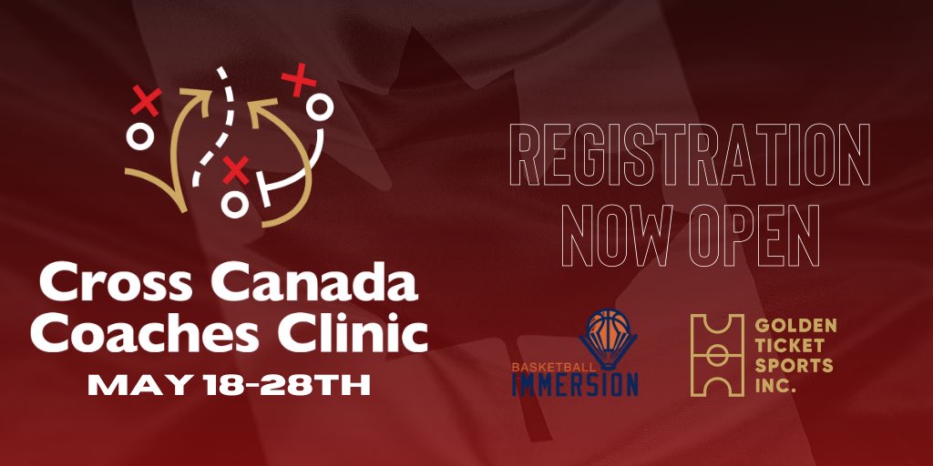 GTSportsinc's tweet photo. REGISTRATION NOW OPEN 
🇨🇦Cross Canada Coaches Clinic 🏀
-
FREE
📅 May 18-28
🖥 ZOOM 
-
RT to share! 

https://t.co/MooxG65kVG https://t.co/p2bSRFCCuT